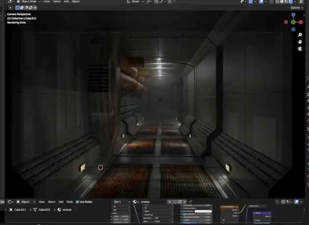 Blender editor