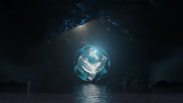 Cave colorful cube